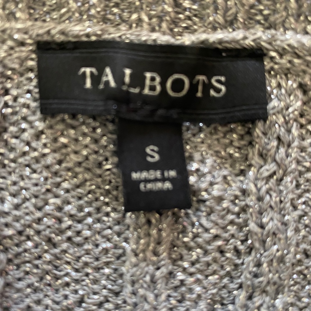 Talbots Silver Cardigan - Picture 3 of 5